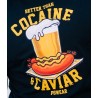 PGWEAR COCAINE&CAVIAR tričko čierne
