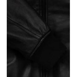 PIT BULL MA-1 bunda kožená čierna