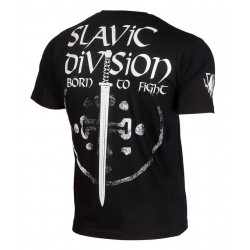 SLAVIC DIVISION BORN TO FIGHT tričko čierne