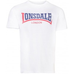 LONSDALE TWO TONE tričko biele