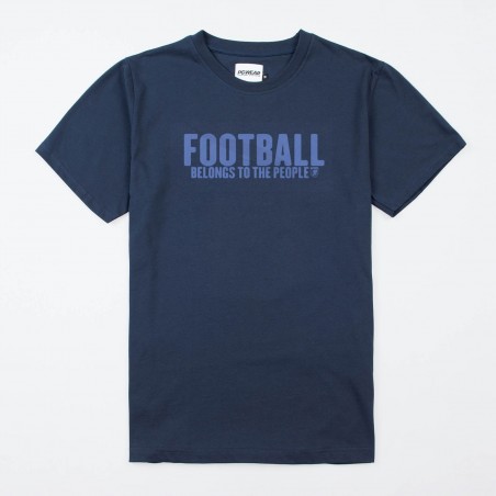 PGWEAR FOOTBALL BELONGS TO THE PEOPLE tričko modré