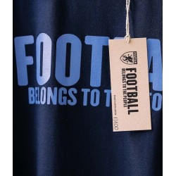 PGWEAR FOOTBALL BELONGS TO THE PEOPLE tričko modré