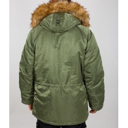 ALPHA INDUSTRIES N3B (sage green) 100106 01 bunda zelená