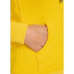 PIT BULL SMALL LOGO 21 WMN dámska mikina s kapucňou žltá zips