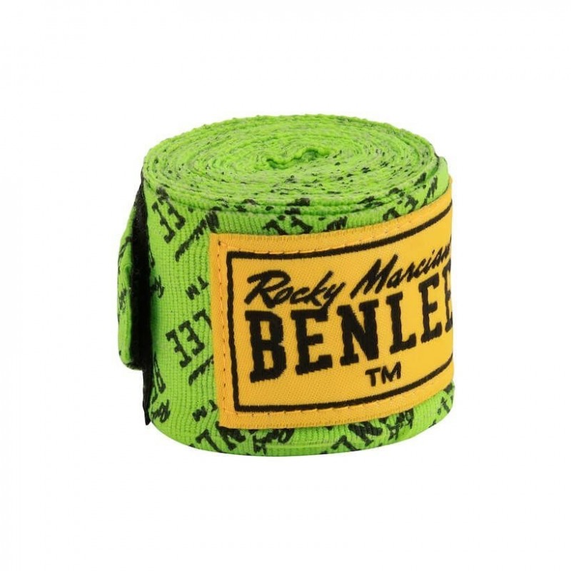 BENLEE ALLOVER WRAPS 300 cm (neon green) boxerské bandáže zelené