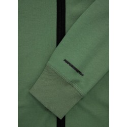 PIT BULL HARRIS HILLTOP mikina so zipsom a kapucňou zelená