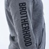 EUROPEAN BROTHERHOOD STRENGTH mikina s kapucňou zips šedá
