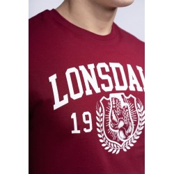 LONSDALE STAXIGOE tričko bordové