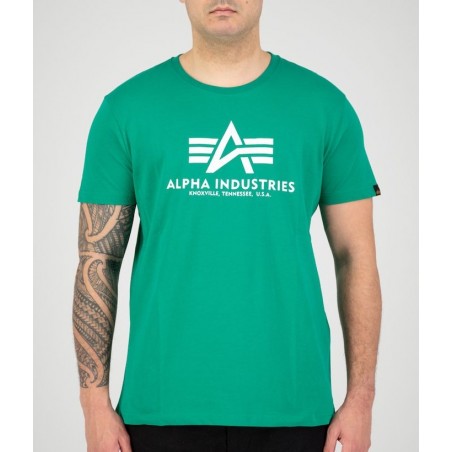 ALPHA INDUSTRIES BASIC (jungle green) 100501 668 tričko zelené