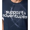 PGWEAR SUPPORT&ADVENTURES tričko modré