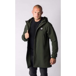 PGWEAR Harbour kabát softšelový zelený