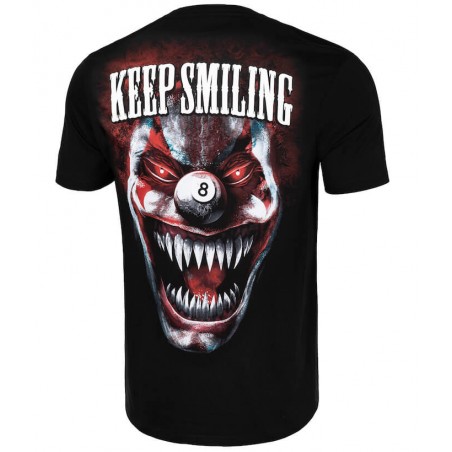 PIT BULL KEEP SMILING tričko čierne