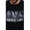 PGWEAR Media Lies tričko čierne