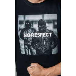 PGWEAR NO RESPECT Lisbon tričko čierne