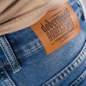 DOBERMANS ROGUE SPJ01 krátke nohavice džínsové modré