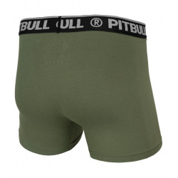 PIT BULL FLY boxerky komplet 3 ks zeleno - modro - čierne